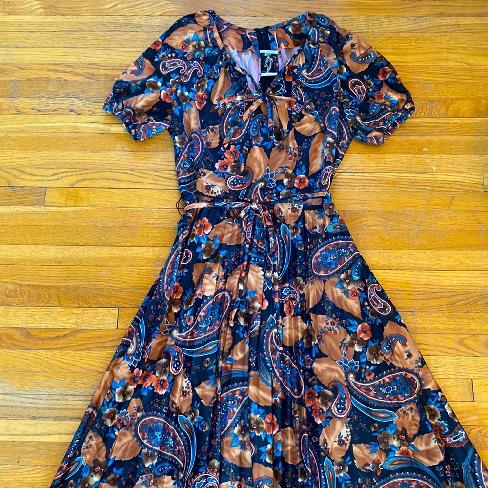 Vintage Pleated Marjorie Hamilton Dress